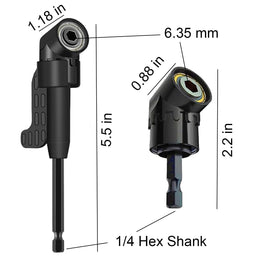 AionneWie 105-degree right-angle drill adapter short version for tight access
