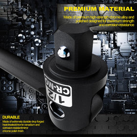 Aiourx breaker bar with 250° swivel head eases access.