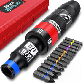 Aiourx hand impact screwdriver set front view for precise fastener removal.
