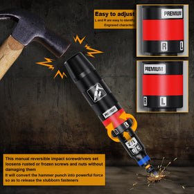 Aiourx S2 steel bits collection demonstrates durable alloys for rusted fasteners.