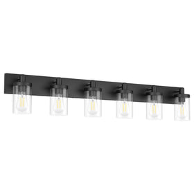 Aipsun 48in vanity light with six clear glass shades for modern bathrooms