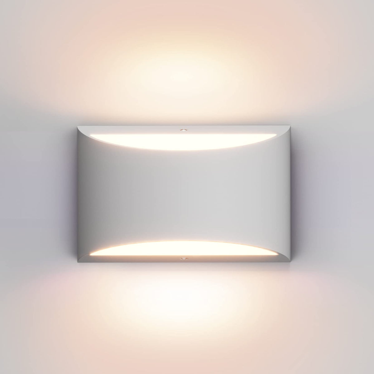Aipsun wall sconce front view with warm white glow for living room ambiance