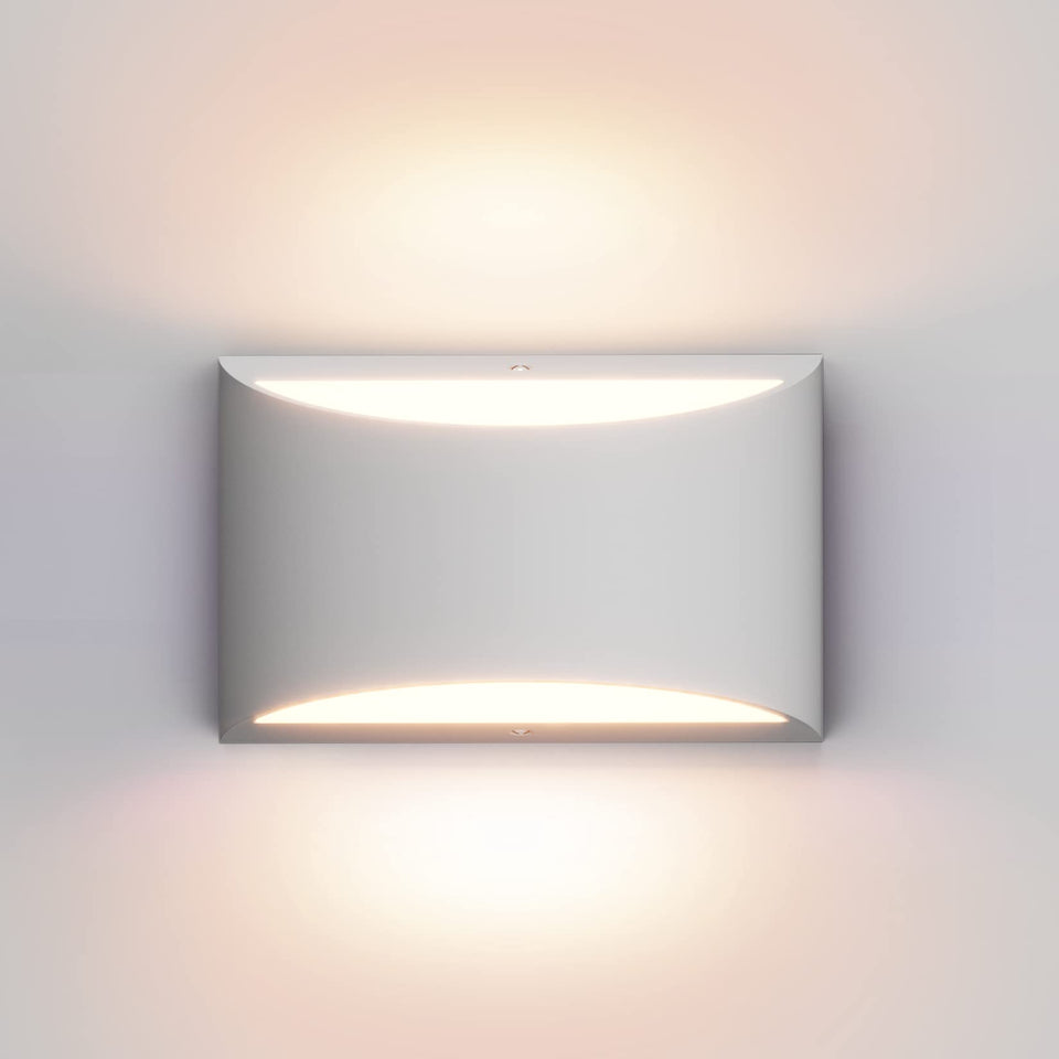Aipsun wall sconce front view with warm white glow for living room ambiance