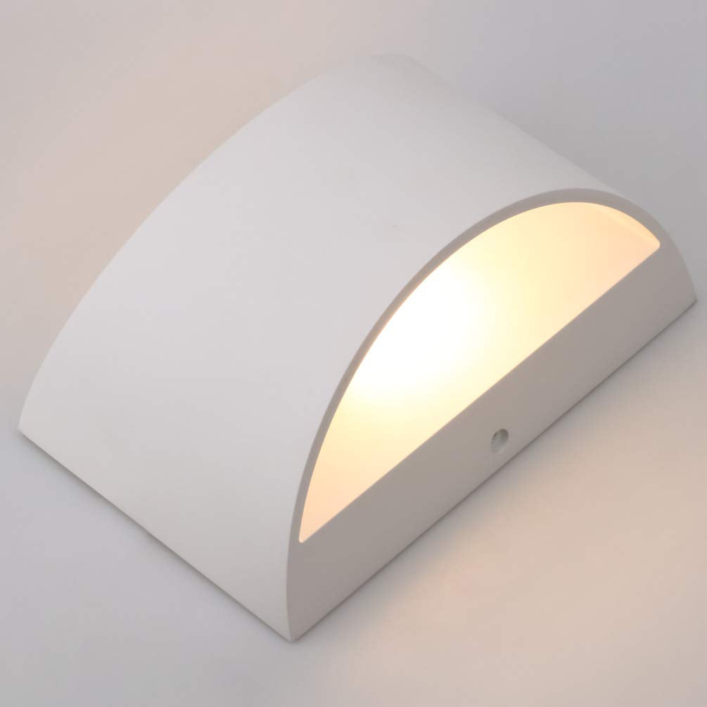 Aipsun sconce side angle showing sleek aluminum design for modern interiors