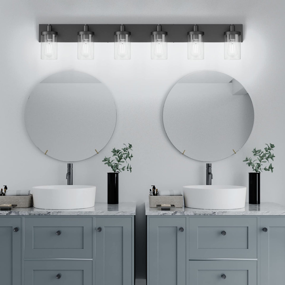 Aipsun vanity light dimmable with compatible dimmer and bulb