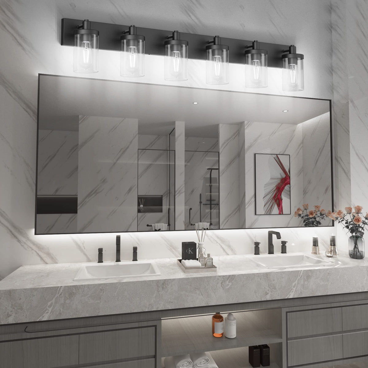 Step-by-step setup for Aipsun vanity light installation