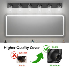 Aipsun vanity light junction box area close-up