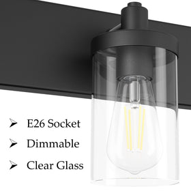 Aipsun vanity light mounted upward on bathroom wall