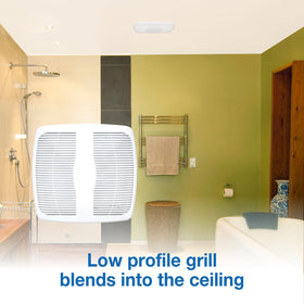 Air King AS50 3-inch duct collar enables efficient duct connections.