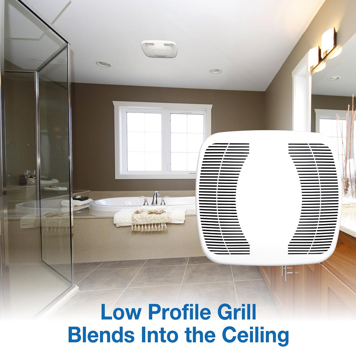 Air King BFQ90 quiet operation reduces noise during use.