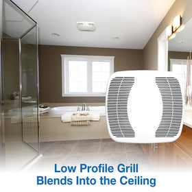 Air King BFQ90 quiet operation reduces noise during use.