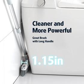Air U+ easy-install grout brush with sturdy threaded connection