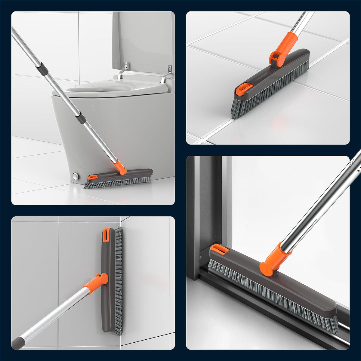 AIR U+ grout brush rust-proof materials ensure long-lasting cleaning performance