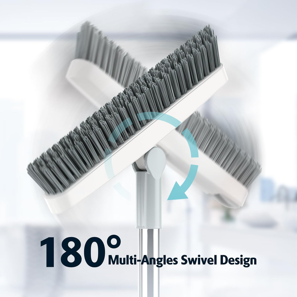 Air U+ swivel head reaches tight corners and angles for thorough cleaning