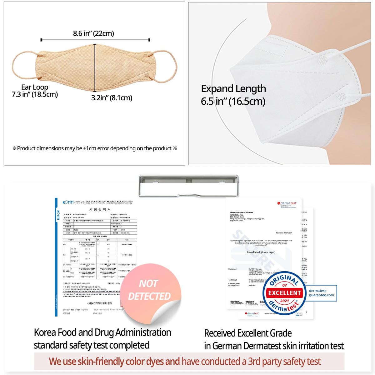AIRAID KF94 ample mouth space supports easy breathing