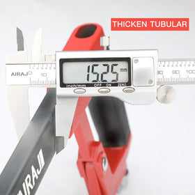 AIRAJ ergonomic front-handle reduces fatigue during long cutting sessions.