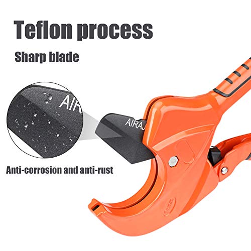 AIRAJ ratchet mechanism offers auto-locking safety during cutting