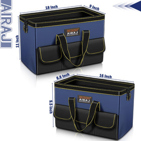 AIRAJ 16-inch open-mouth tool bag for DIY projects on the go