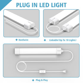 Airand 180-degree wide-beam LED light for even coverage