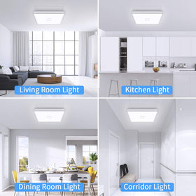 Airand ceiling light in hallway providing even light distribution
