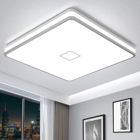 Airand ceiling light installation in progress with quick mounting