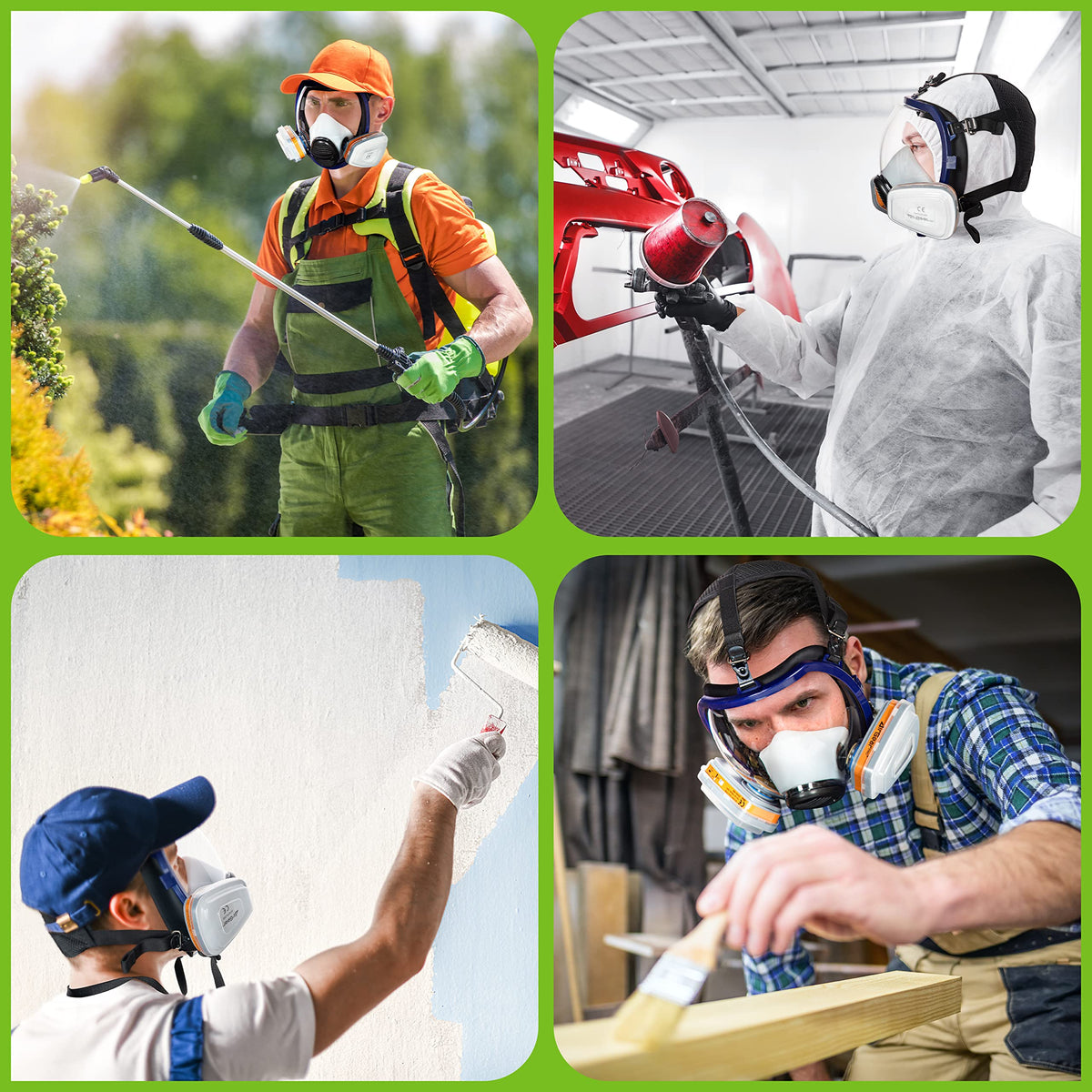 AirGearPro G-750 durable ABS frame and chemical-resistant visor