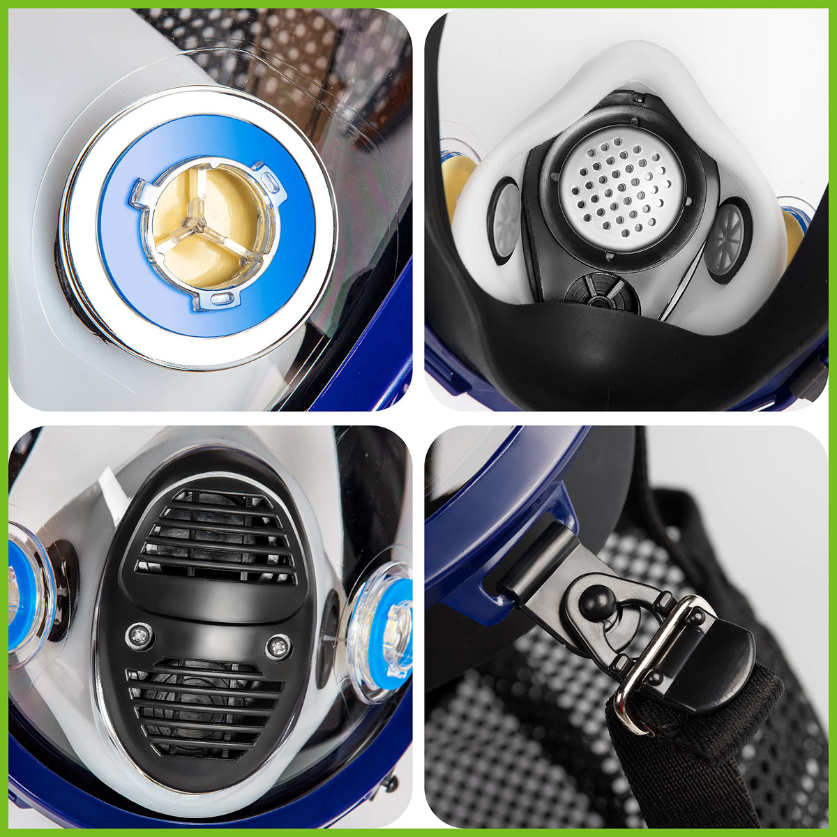 AirGearPro G-750 five-point straps ensure quick, secure fit