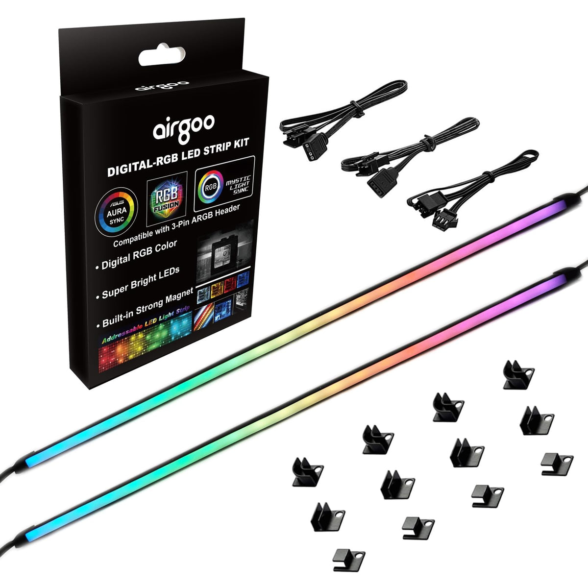 Airgoo AG-NEON-LS1 diffused silicone tube provides soft, even glow