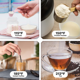 Sleek white AIRHOP dispenser fits modern home or workspace