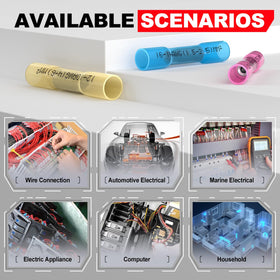 AirIC heat shrink connectors with dual-wall insulation for moisture and air sealing
