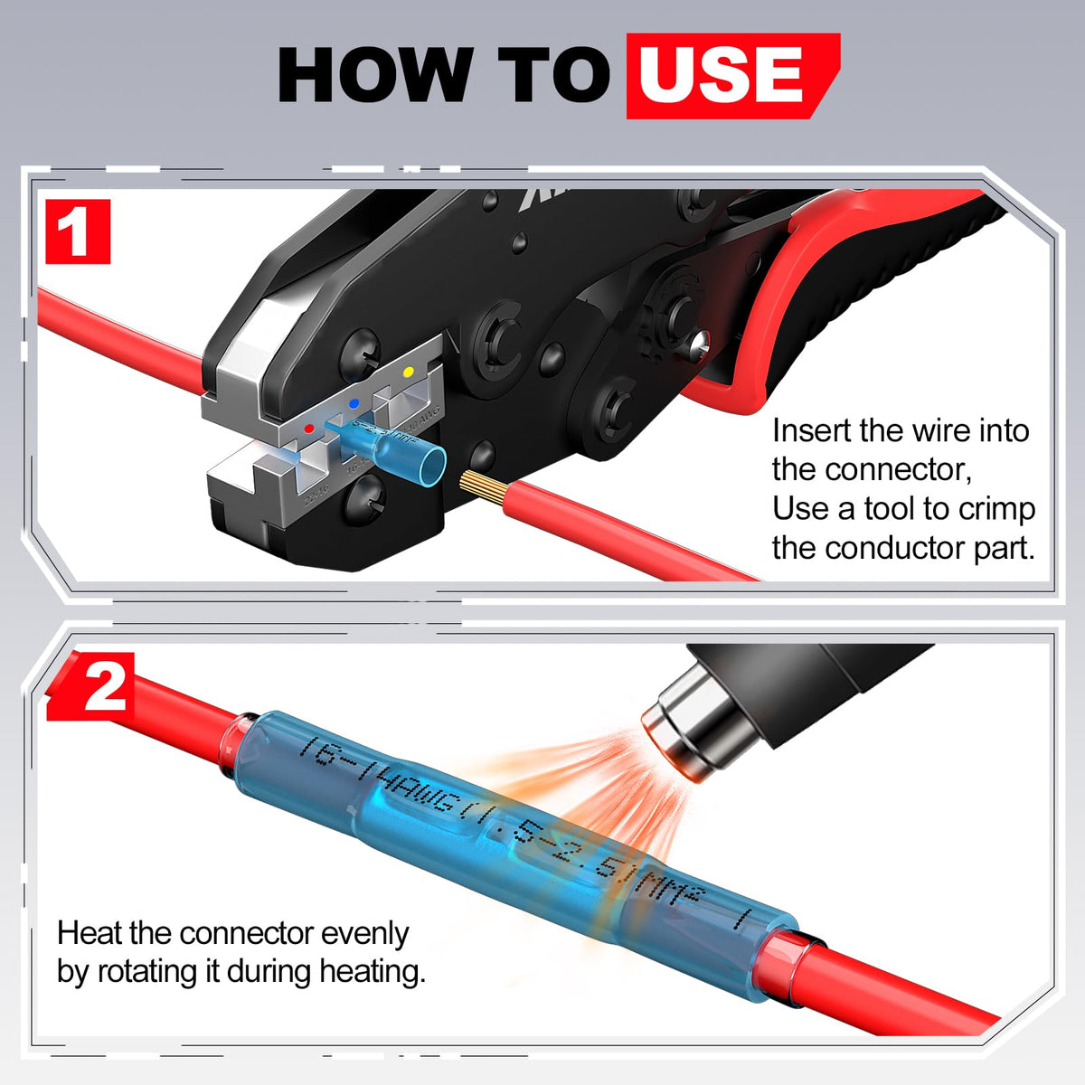 AirIC white waterproof seal assembly demonstrates moisture protection in outdoor wiring