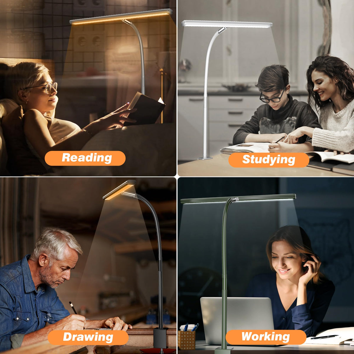 Airlonv lamp includes USB adapter for quick plug-and-use setup.