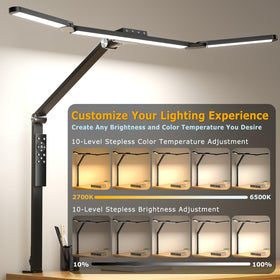 Airlonv LED desk lamp wide coverage across large desks