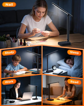 Airlonv space-saving desk lamp ideal for dorm rooms
