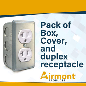 Airmont Outlet Box Kit 20A outlets highlight high-capacity performance