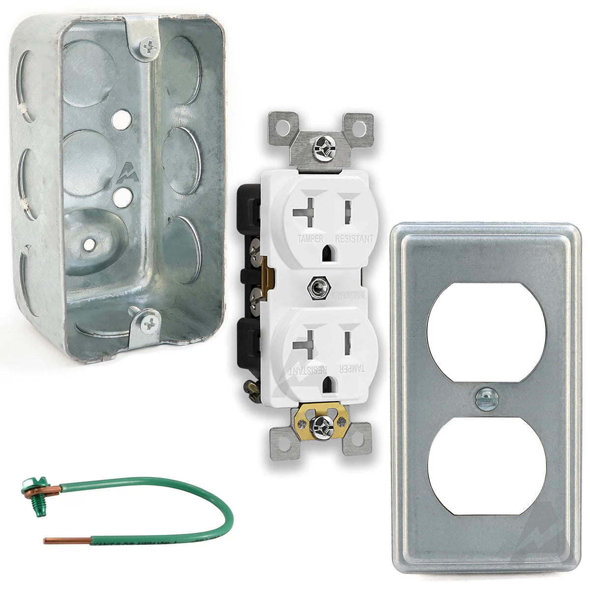 Airmont Products 4x2 utility box ready for durable electrical installations.