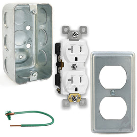 Airmont Products 4x2 utility box ready for durable electrical installations.