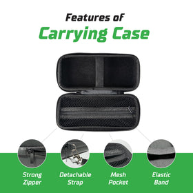 Airmoto Carrying Case mesh pocket stores connectors and accessories for quick access.