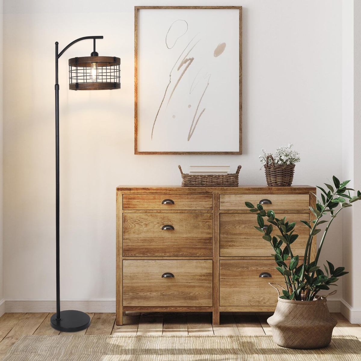 Airposta Arc Floor Lamp easy-assembly for quick setup.