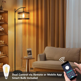 Airposta Arc Floor Lamp height-adjustable directs light where needed.