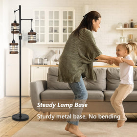 Airposta E26 bulb-capable floor lamp supports dimmable bulbs for versatile lighting.