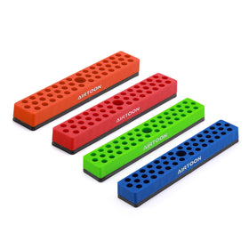 AirToon 43-hole layout organizes assorted bits for easy selection.