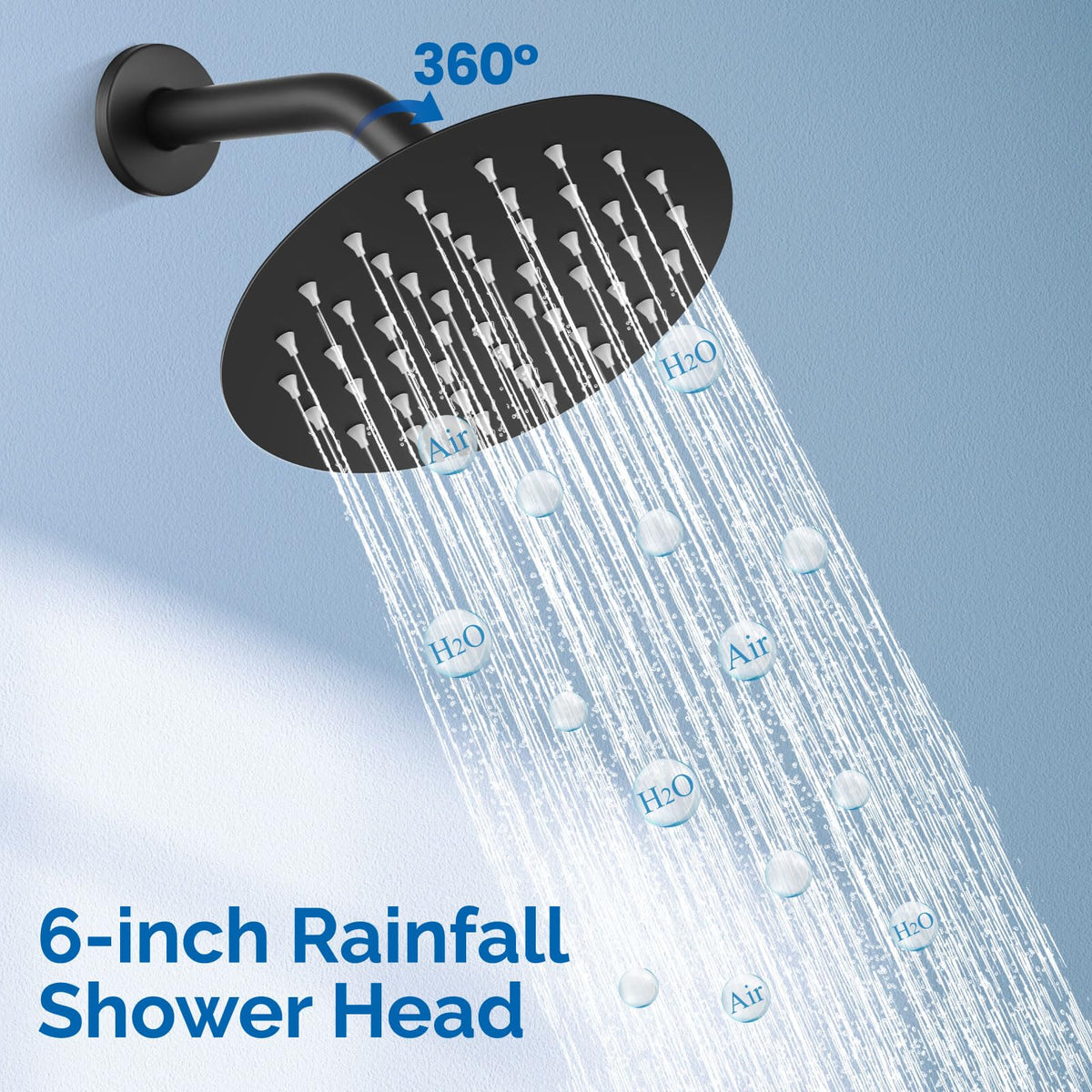 Airuida dual-function tub and shower setup suits versatile routines.