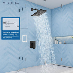 Airuida single-handle control simplifies adjusting temperature and water pressure