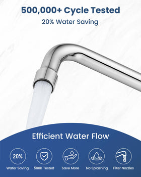 Airuida solid brass construction for durable commercial faucet use