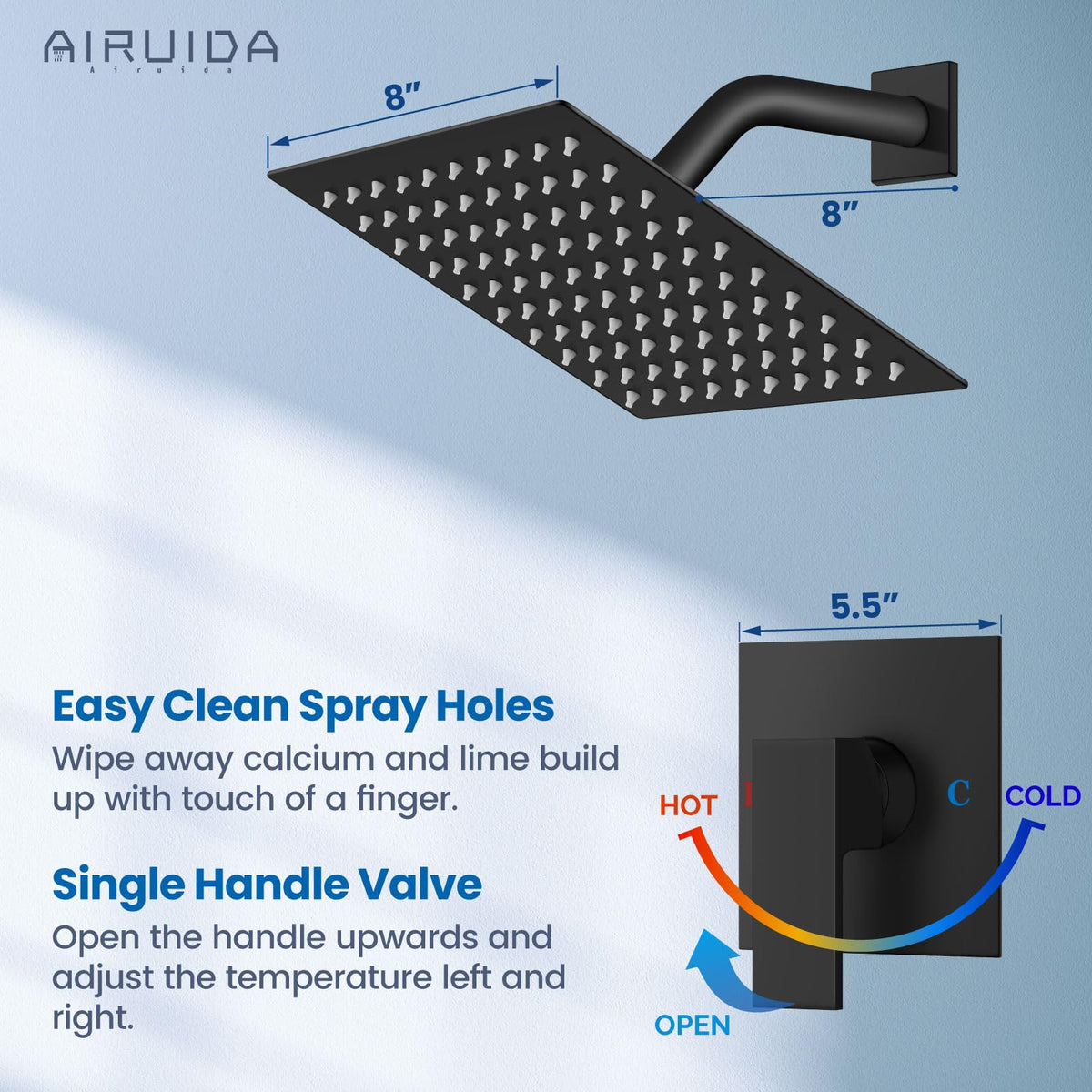 Airuida solid brass valve delivers dependable flow and temperature control