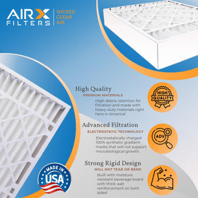 AIRx Filters 19x20x4 in-use filter in action improves airflow