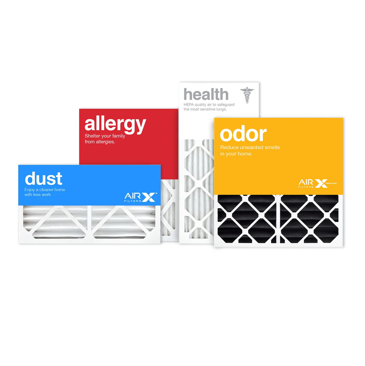 AIRx Filters MERV 11 media captures dust and pollen during daily use