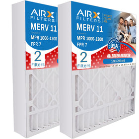AIRx Filters Wicked Clean Air 19x20x4 front view improving fit and airflow