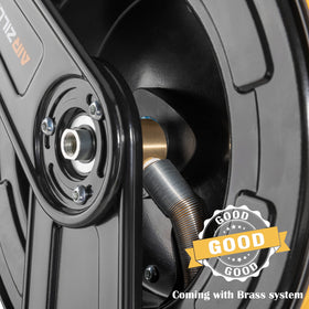 AirZilla dual-arm adjustment lets you angle for smooth pulling.